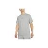 Sportswear Logo Knit Short Sleeve T-Shirt Men Tops Grey DA0654-010