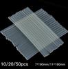 Viscosity10/20pcs 7/11*190mm Non-Toxic EVA Clear Hot Melt Glue Sticks for Hot Glue Gun Glue Craft Album DIY Adhesive Repair Tools(Color:Transparent)
