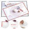 Multi-size Non-Stick Silicone Mat Pastry Cake Paste Flour Kneading Dough Mat Table Mats Baking Sheets Liners Pad Kitchen Tools