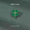 Versatile Four-Leaf Clover Alloy Brooch: Unisex Accessory for Clothing and Bags