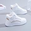 2025 Women's Winter Fleece-Lined High-Top Casual Shoes, Korean-Style Warm and Versatile, Soft Sole - SH889