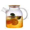 Glass Bamboo Lid Cool Water Bottle Summer Large Capacity Juice Can Be Refrigerated Cold