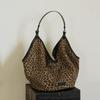 Vintage Large Leopard Tote Bag Women's Fashion Shoulder Bag Large Capacity Aesthetic New Design Handbags Female Youth