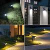 Solar Outdoor LED Spot Lights Waterproof 19 LEDs Solar Lawn Light for Landscape,Courtyard,Garden,Tree Decoration