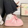 New Casual Moral Training Shoes Women's Sweet Summer Versatile Platform Sports Retro Pink Board Shoes