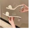 Fashion Transparent Crystal Slippers with High Heels5cm~9cm Fashion Sandals, Summer Beach Casual Thick High Heels Sandals, Women's Shoes