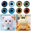 20pcs/10pairs Crystal Puppet Crystal Eyes Plastic Glitter Crystal Eyes  DIY Doll Accessories