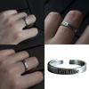 Unique I'm Fine Save Me Alloy Ring Representing Strength and Light Finger Ring Everyday Wear Jewelry Motivational Gift