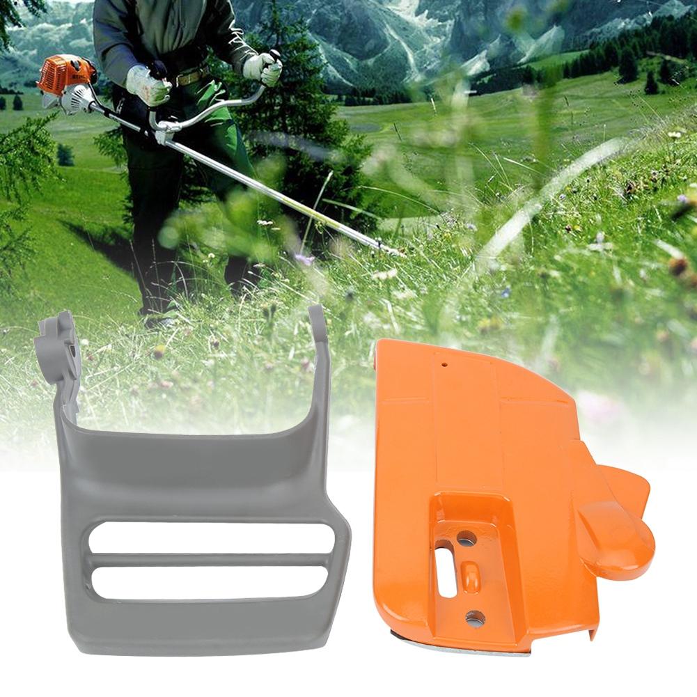 Chain Saw Brake Handle Guard Chain Sprocket Clutch Cover Set Replacement Fit for Husqvarna 340 345