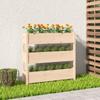 Day and Night - Day and Night Solid Pine Wood Planter 112x25x104.5 Cm