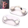Fashion Magnetic Hang Eyeglass Holder Clip Magnet Sunglasses Headset Line Clip
