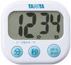 Tanita WH Timer with Large Loud 100 Magnetic White TD-384 Kitchen/Study Screen, Sound, Minutes, Stand,