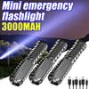 3pcs Powerful LED Flashlight Rechargeable USB Waterproof Zoom Fishing Hunting 3000mah Tactical Flashlight LED Flashlight