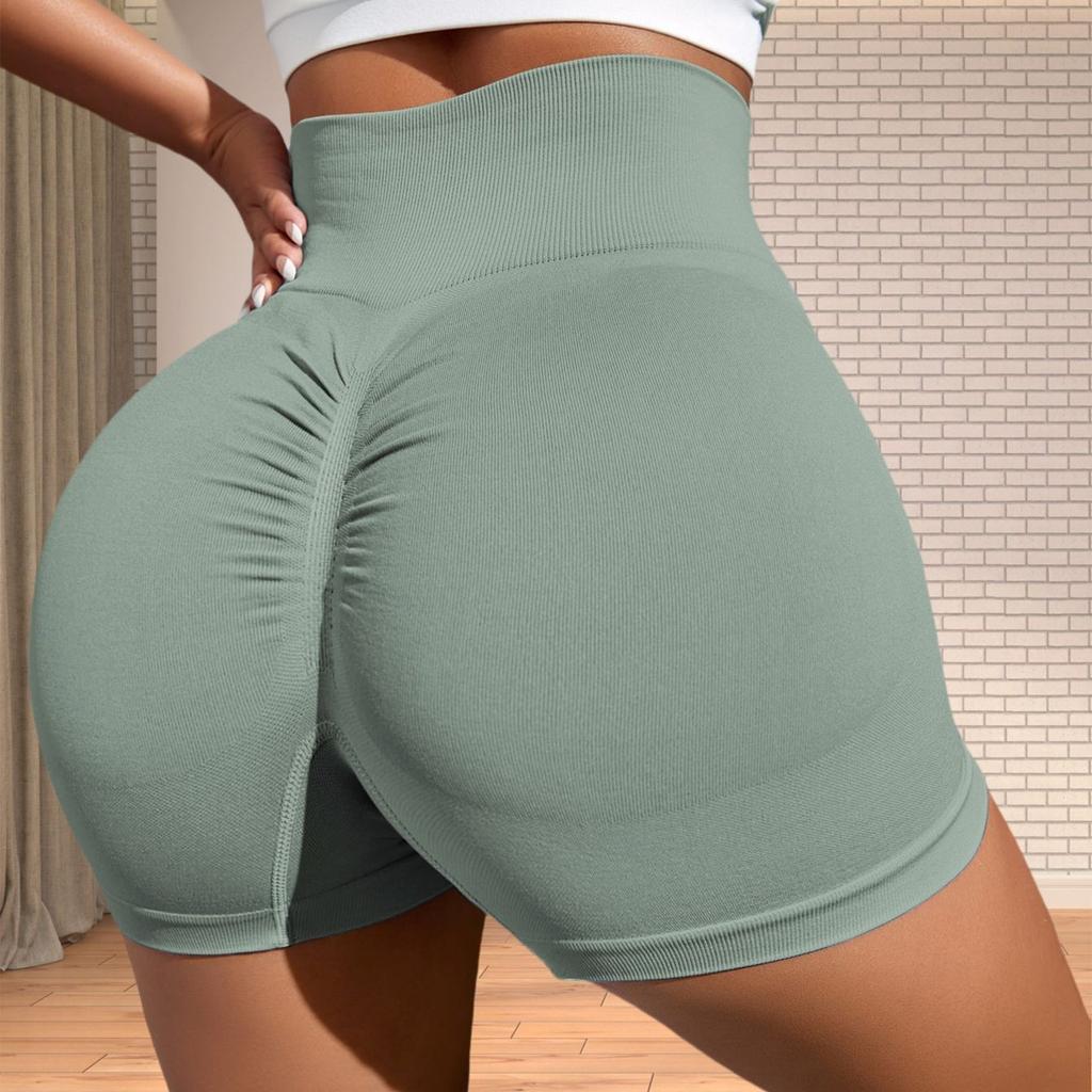 Women's High Waist Peach Lift Hip Sports Shorts Tight Yoga Shorts