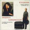 CD SCHUMANN, ARGERICH, HARNONCOURT - Piano Concerto & Symphony No.1 FWCC40226 TELDEC Japan Classical Used