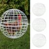 Ventilated Chicken Balls Cage for Outside Portable Chicken Ball Cage Round Hutch  Backyard Farms