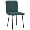 VidaXL Dining Chairs Set of 4 Dark Green Velvet 3315235