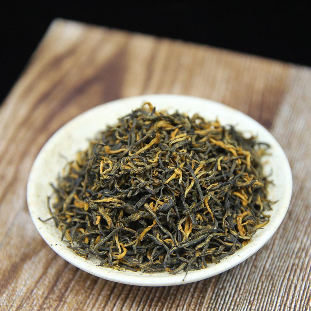Chinese Tea Jin Jun Mei Teas Wuyi Black Tea Buds Golden Eyebrow Spring Premiums 250g