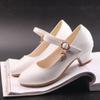 Girls' High-heeled Princess Shoes In Spring and Autumn, Students' White Performance Shoes