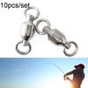 Stainless Steel Solid Ring  Fishing Rolling Swivel Connector Bearing Barrel  Heavy Duty Ball
