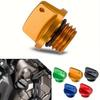 Universal Motorcycle Engine Oil Filler Cap with O-ring Leak Resistant Easy To Install Screw Cover Valve Oil Cap