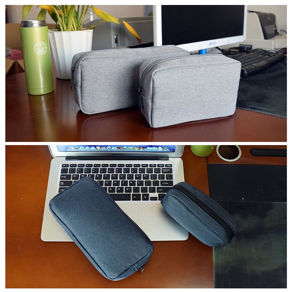 Travel HDD USB Cable Earphone Gadget Devices Pouch Makeup Cover Storage Bag Digital Accessories
