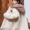 Lamb Wool Cotton Jacket Female Fall and Winter Students Loose Padded Jacket