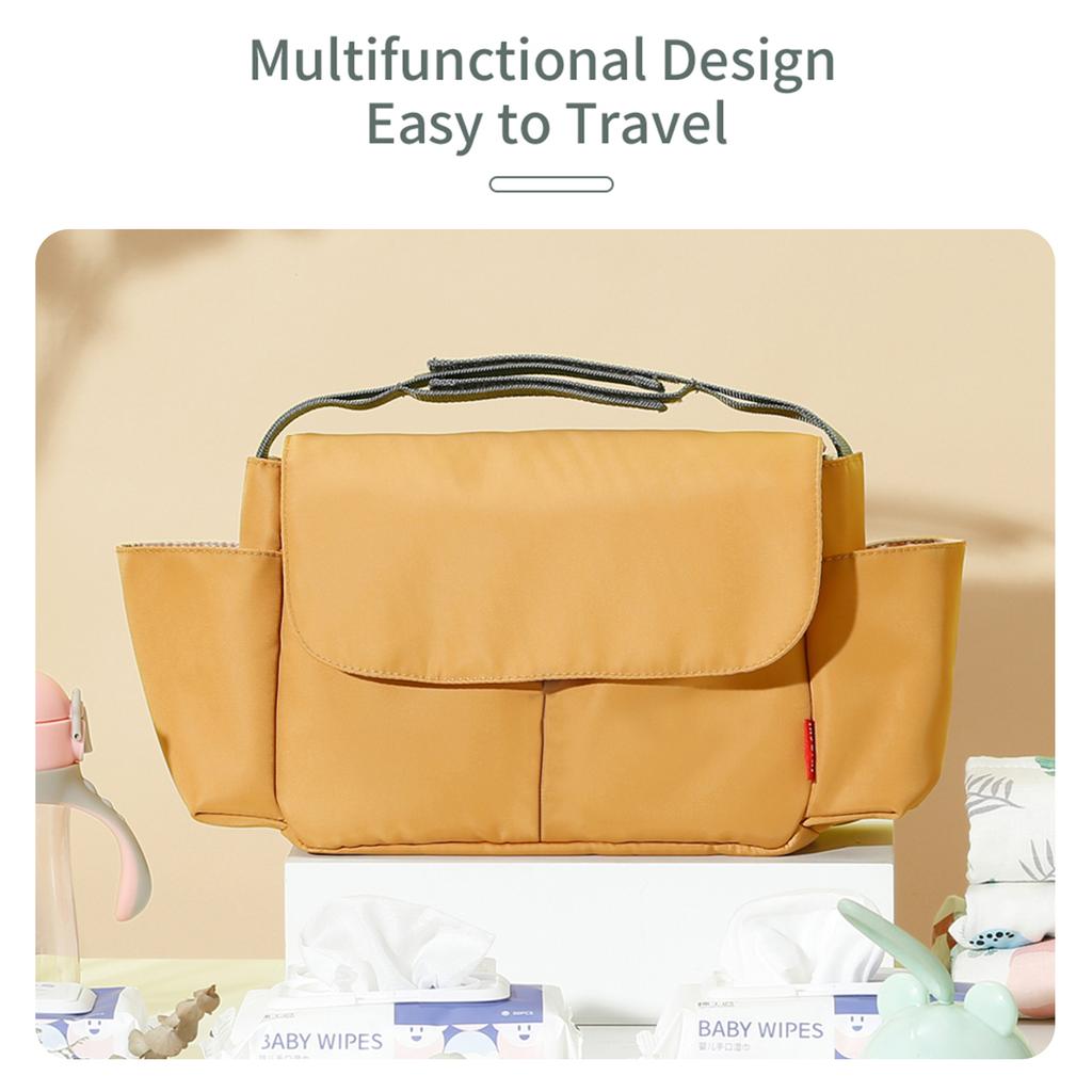 Multi-functional Diaper Bag Water-proof Baby Backpack with Internal Compartment Design Lightweight