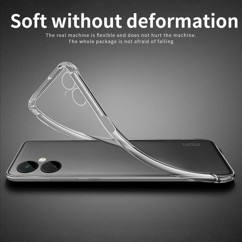 MOFI For OnePlus Nord CE 3 Lite 5G/Nord N30 5G Shockproof Transparent Protective Case Soft TPU Phone Cover