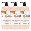 Real Moisture Body Wash Coconut Almond Fragrance, 865ml, 3 Units