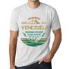 Men’s Vintage Tee Shirt Graphic T Shirt Mountain Explorer Venezuela Vintage White