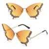 Eyewear Diamond Ladies Shades Bling Sun Glasses Butterfly Sunglasses Purple Sunglasses for Women