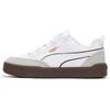 New PUMA Park Lifestyle Low Top Skateboard Shoes Unisex White Gray 400486-01