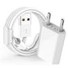 Charger USB Charging Cable EU Wall Charger For iPhone 7 8 6 6S 14 Plus X XR XS Max 11 12 13 Pro Max 5 5S SE USB Data Cable