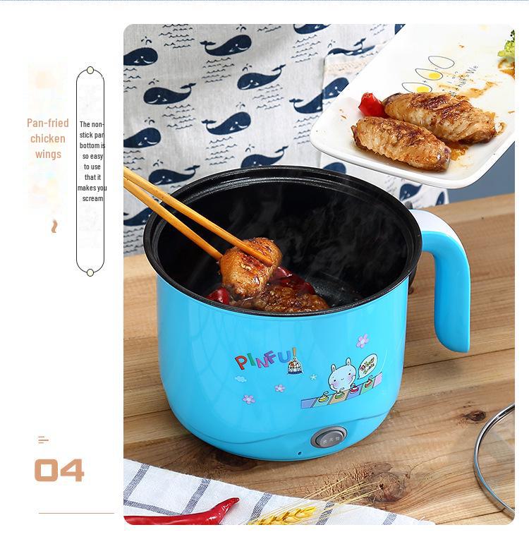Mini Electric Cooker: Multifunctional Frying Pan & Hot Pot for Dorms and Homes