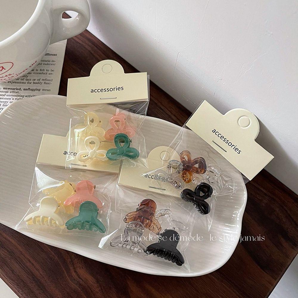 Hair Clip Candy Color Girl Hairpin Set Women Hair Accessories Mini Hair Claw Set Cute Side Clip