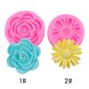 Daisy Rose Flower Silicone Mold for Cake, Chocolate, and Epoxy Clay Decorations