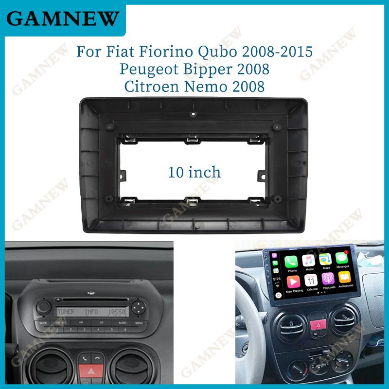 10 Inch Car Frame Fascia Adapter Android Radio Dash Fitting Panel Kit For Citroen Nemo Peugeot Bipper Fiat Fiorino Qubo