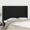VidaXL Headboard with Ears Black 147x16x118-128 Cm Fabric3120014