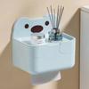 Bathroom Wall Mounted Tissue Box Cartoon Toilet Paper Drawer