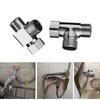 Connect Shower Head Diverter Valve Faucet Adapter Water Tap Connector Kitchen Sink Splitter