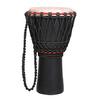 Djembe 25.4 Cm Diameter 50.8 Cm Height Wooden Djembe Drum - Black (25.4 Cm 50.8 Cm