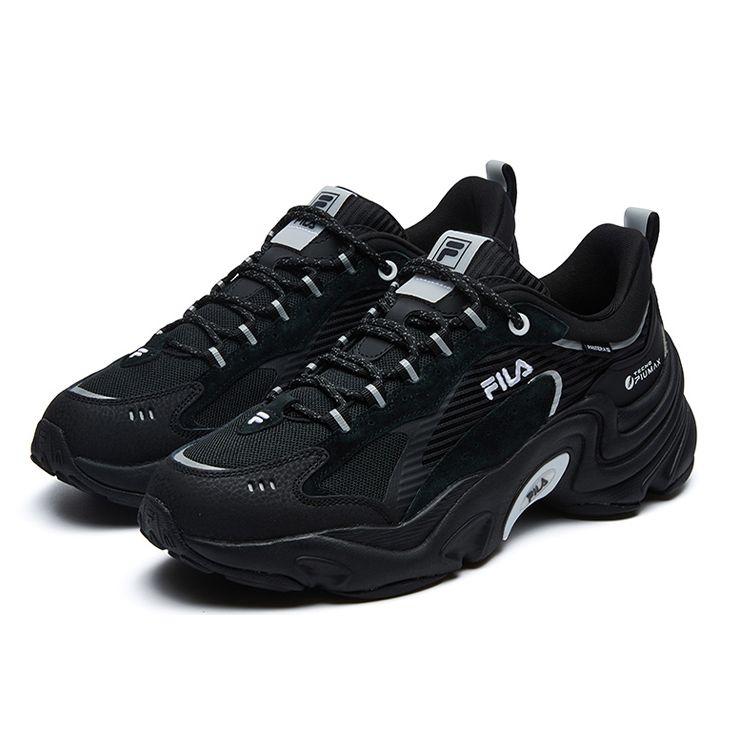 Fila Pantera Eva Rubber Tpu Versatile Comfortable Low-Top Dad Shoes Men Sneaker Black F12M141107FBK