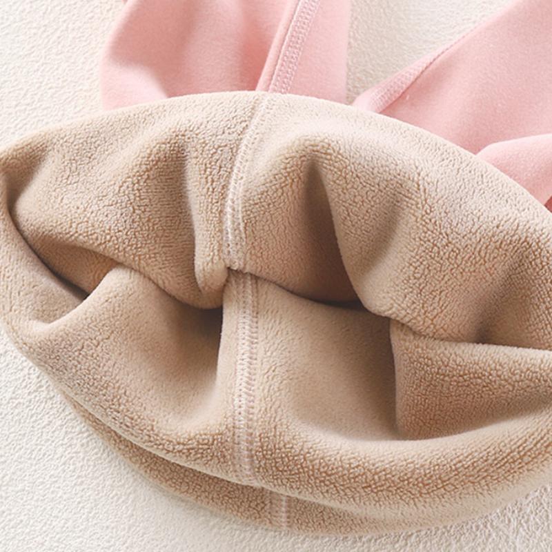 Children's Cashmere Pants Boys Girls Autumn and Winter Thermal Pants Large Children Thick Cashmere Long Johns Leggings