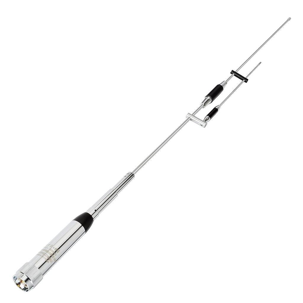 YNIBST Amateur Radio Mobile Antenna MP Type Connector with Rotating Whip Mechanism High Gain Car Radio Antenna 144/245/430MHz