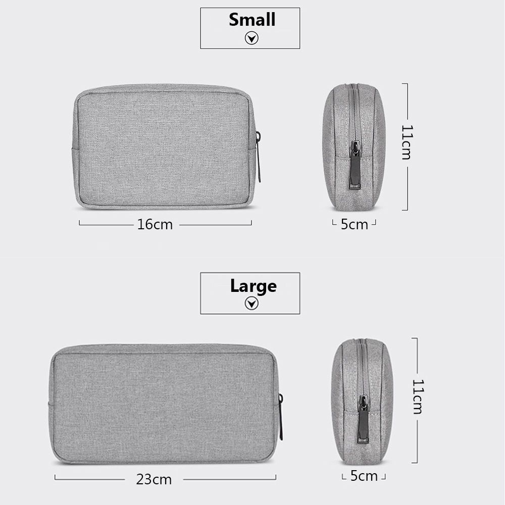 Travel HDD USB Cable Earphone Gadget Devices Pouch Makeup Cover Storage Bag Digital Accessories