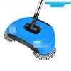 3-in-1 Multifunctional Hand-propelled Sweeper Vacuum Cleaner Hand-propelled Sweeper with 1/2/4 Rag To Clean the Sweeping Artifact Sweeper.