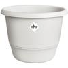 ELHO Flower Pot Amiga Round 25 - White - Ø 24.5 X H 18 Cm - Outdoor - 100% Recycled