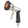High Rressure Hose Handheld Water Sprayer with 9 Nozzle Patterns for Lawn and GardenAdjustable Heavy Duty Garden Water Gun