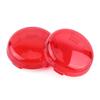 2 Pcs Motorcycle Turn Signal Light Lens Cover For Dyna Softail Sportster 198615 Red